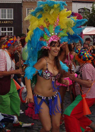 thema feest tropical limbo dans